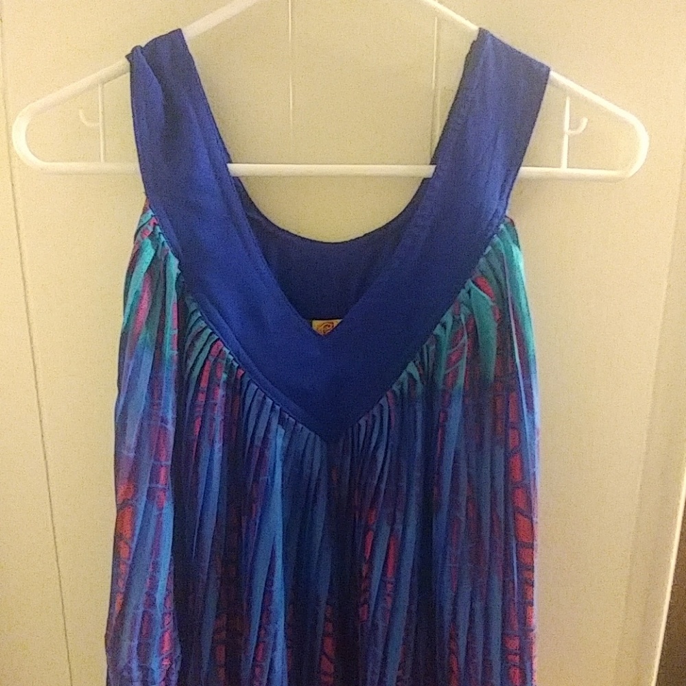 Bright Multi Color Beach Dress - Picture 3 of 4